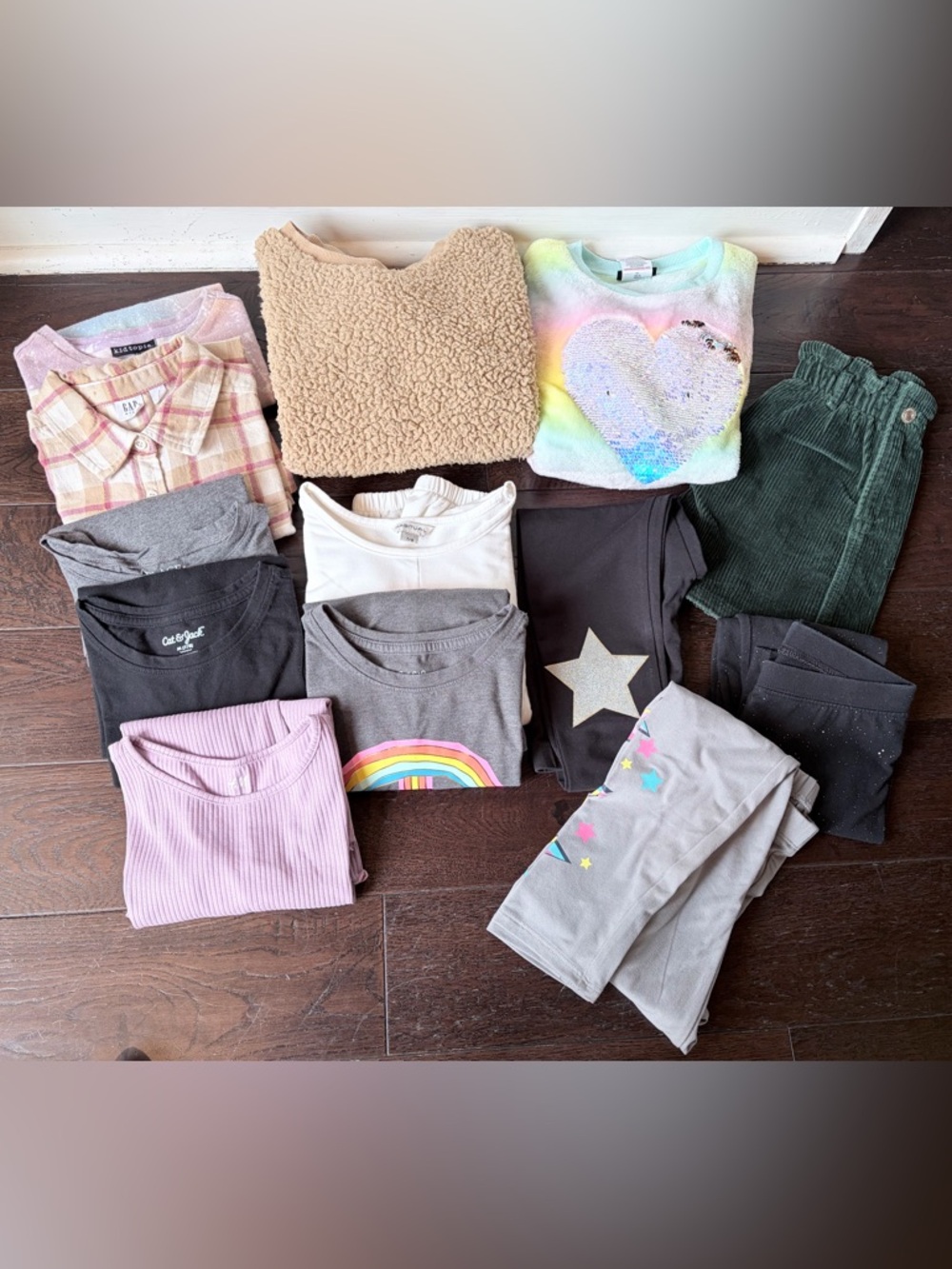 Girls Size 7/8 13-Piece Clothing Bundle